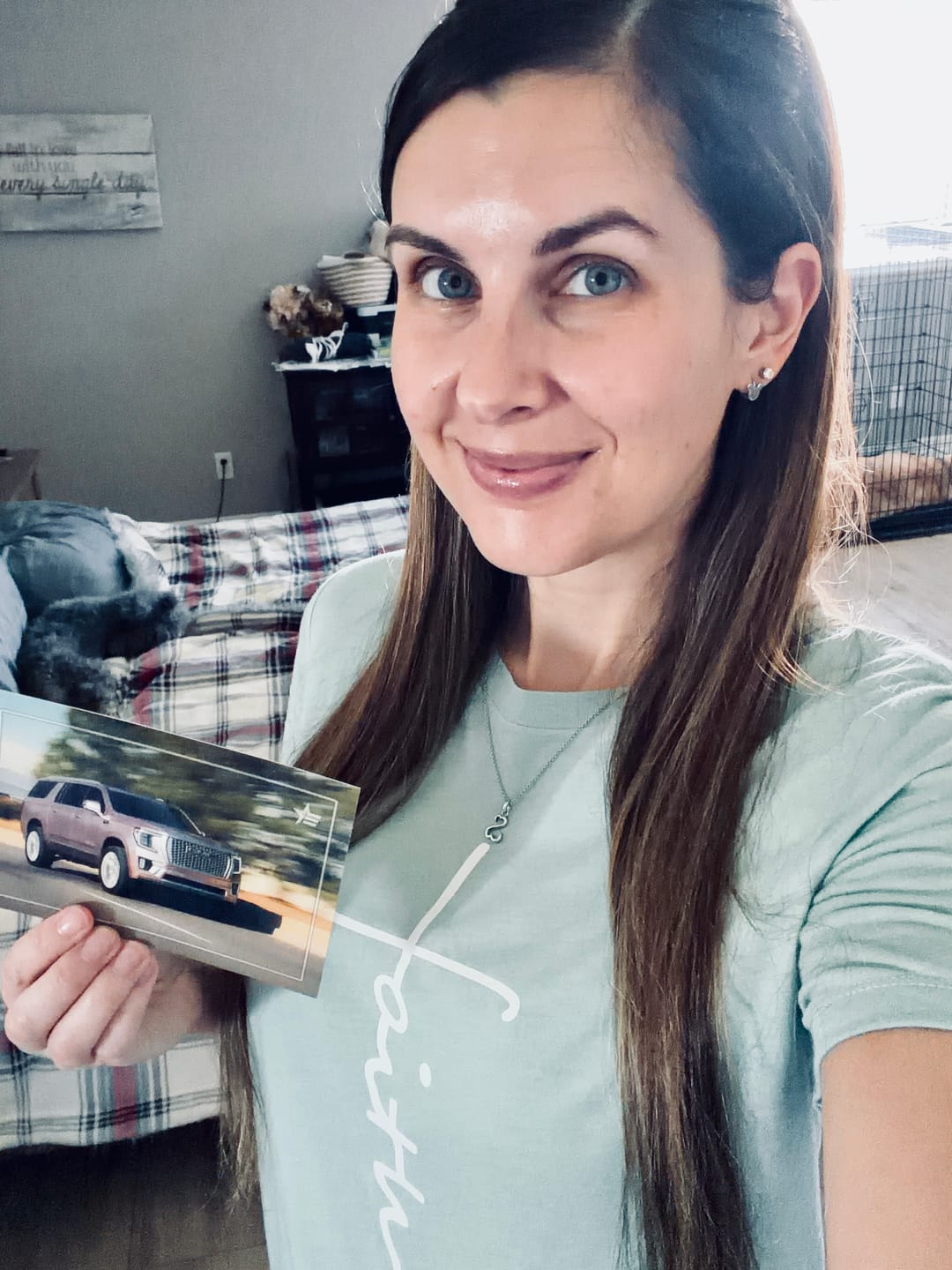 Customer photo review of Ladies Faith Tee