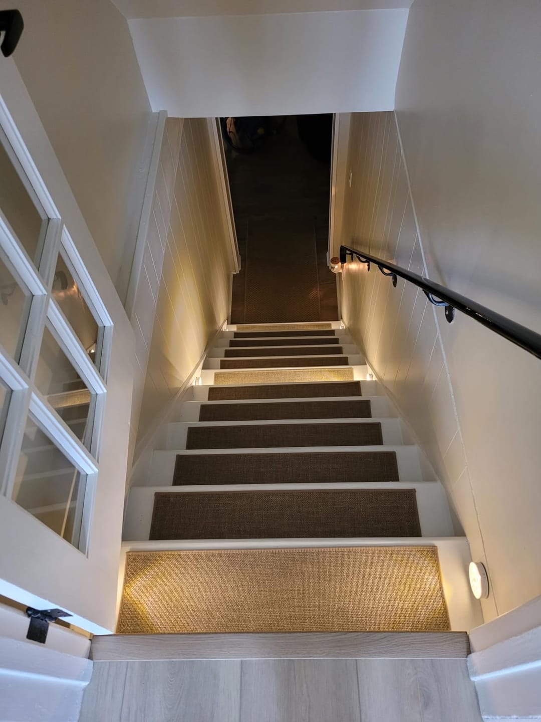 Customer photo review of Ridge Non-Slip Stair Treads - Beige
