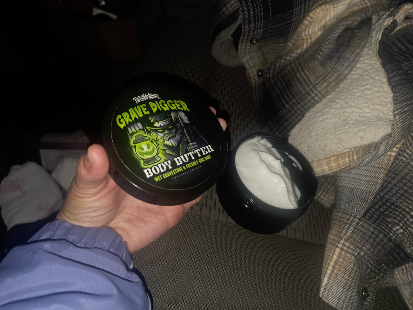 Customer photo review of Grave Digger Sugar Scrub