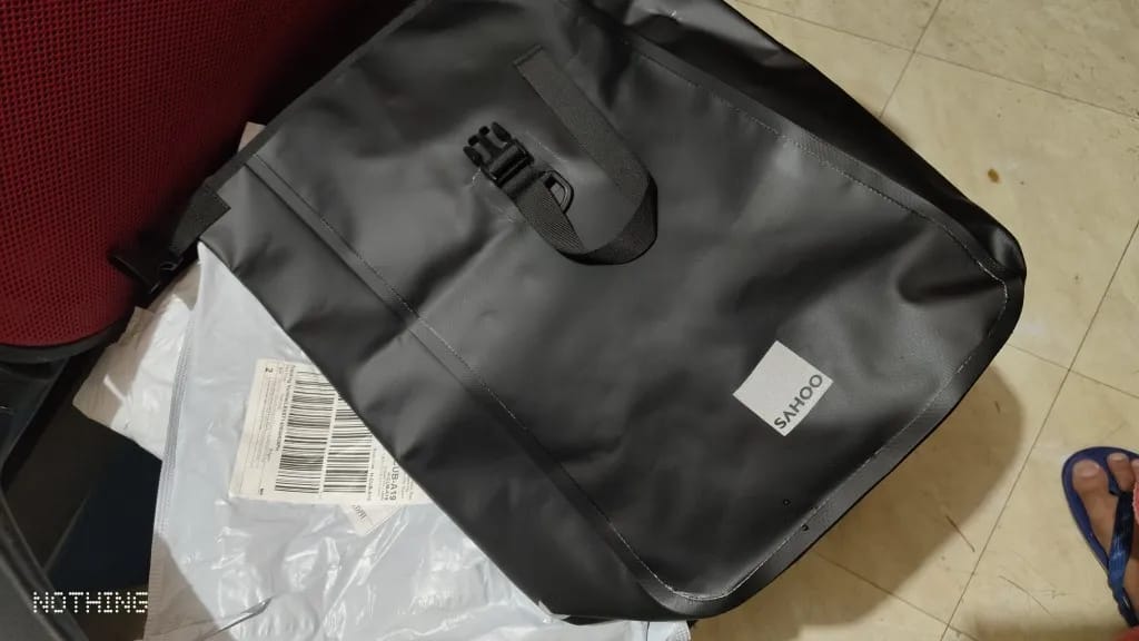 Customer photo review of 10L Wasserdichte Fahrrad-Gepäckträgertasche & Packtasche