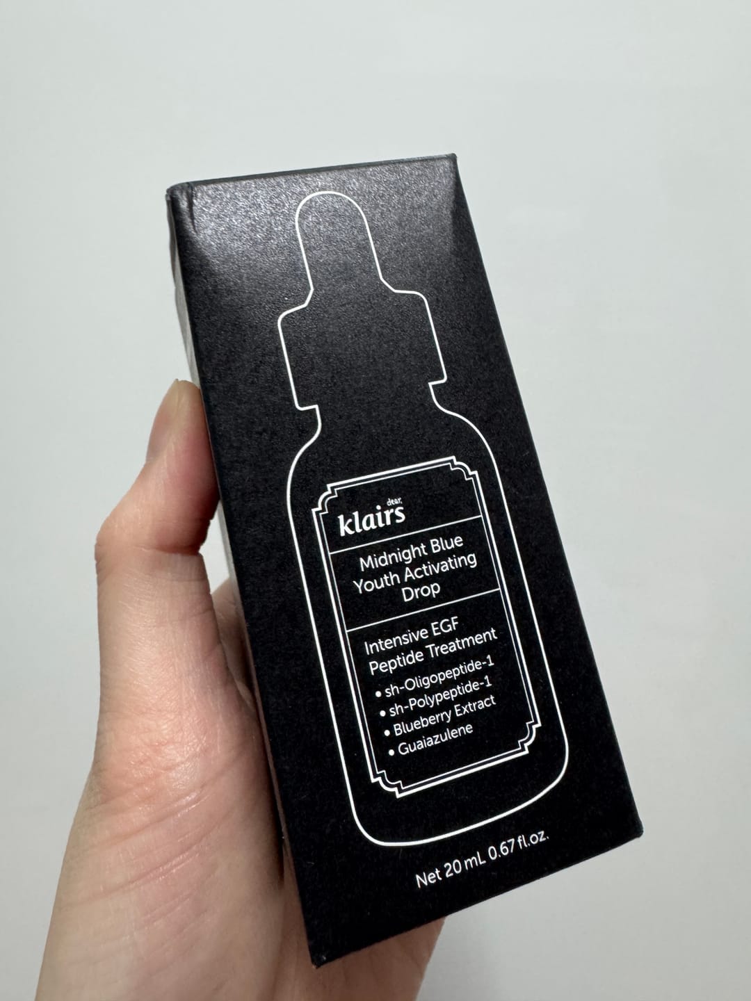 Customer photo review of EGF Blue Youth Activating Drop