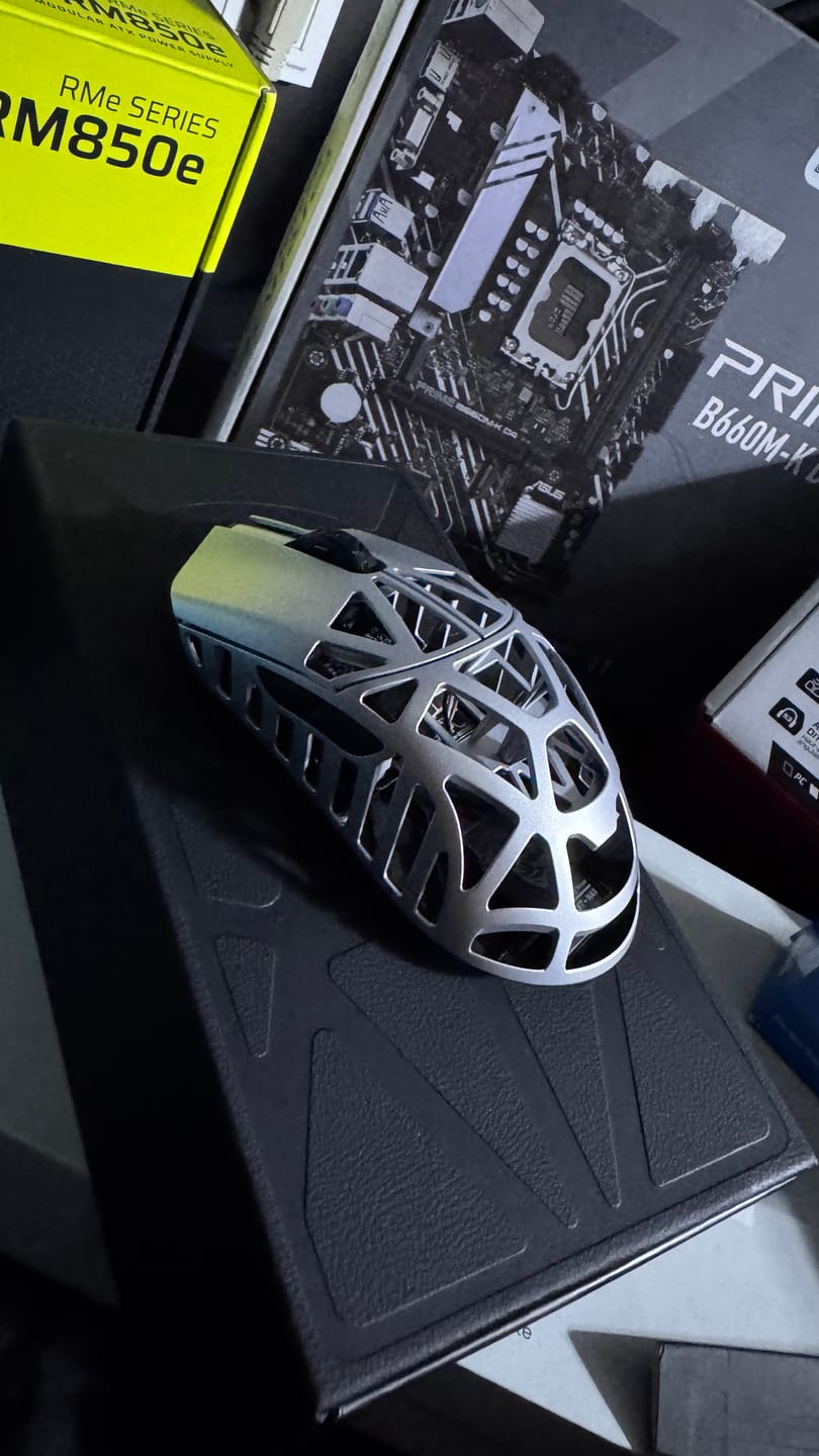 Customer photo review of WLMouse Beast X Max Magnezyum Wireless Mouse