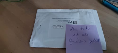 Customer photo review of Kennzeichen Schlüsselanhänger Mini Nummernschild Metall