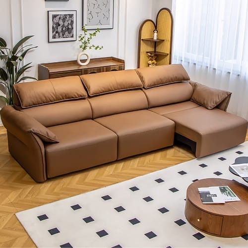 Customer photo review of Opulence 2.3M 2.5 Seat Electric Recliner Sofa Bed - Leather
