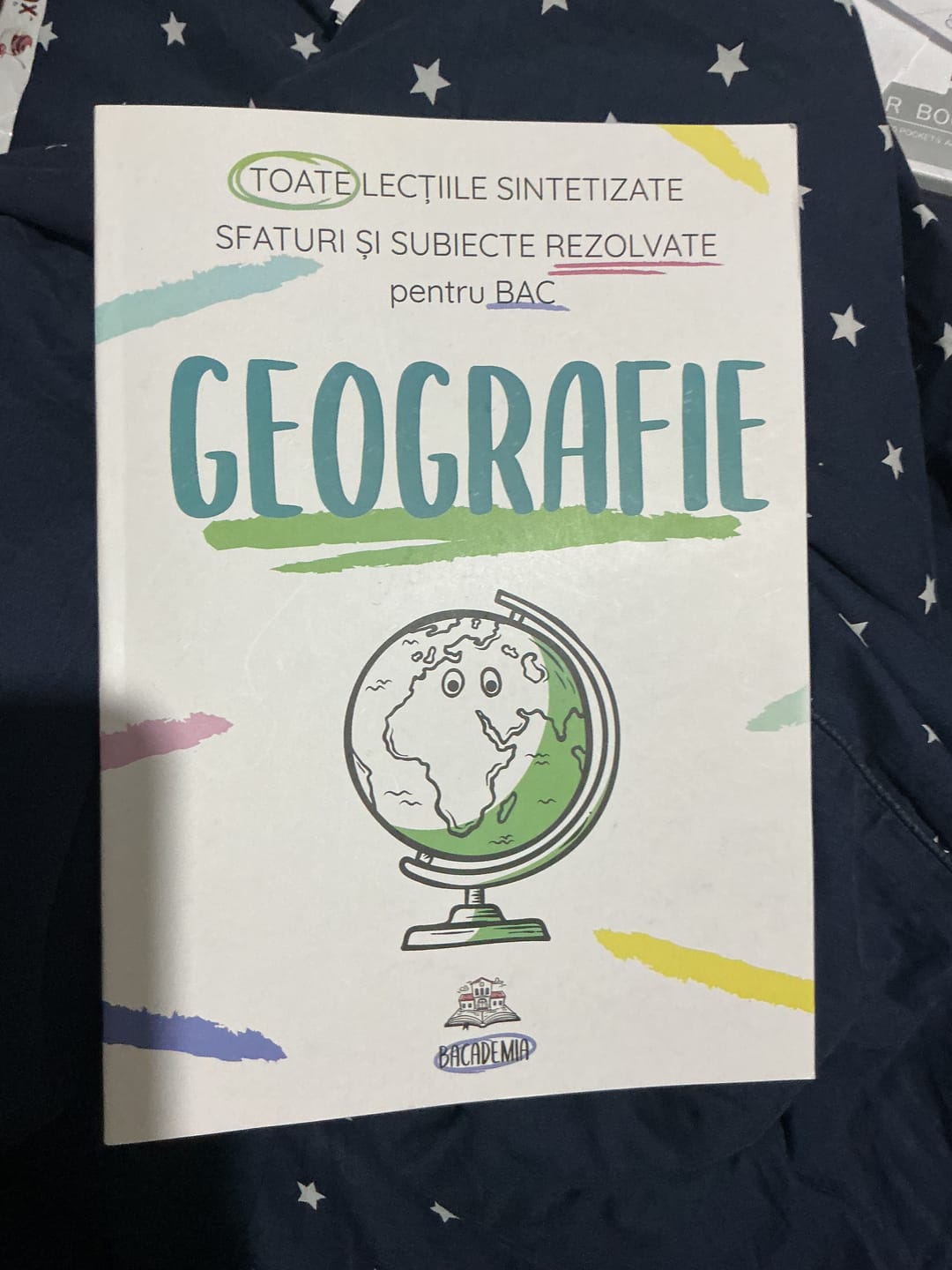 Customer photo review of Carte Geografie Bacalaureat Bacademia
