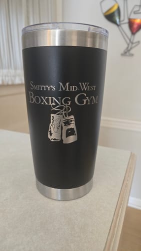 Customer photo review of (6 Pieces) Laser Engraved Tumbler | 20 oz