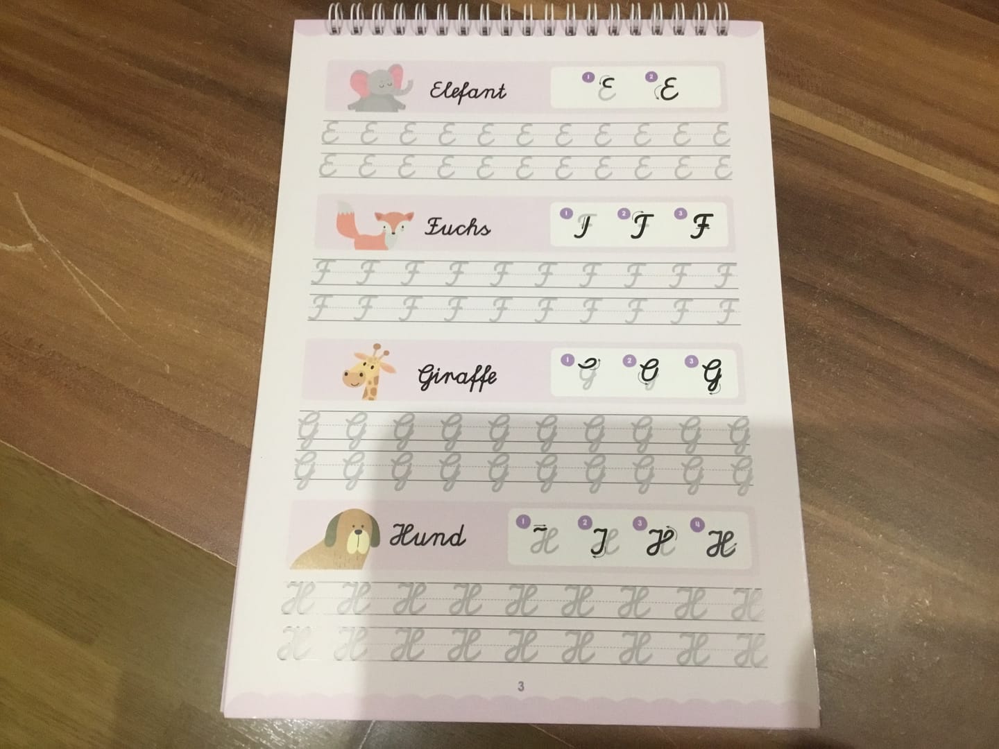 Customer photo review of Edubini Magische Übungshefte® (Geschenk-Starterset)