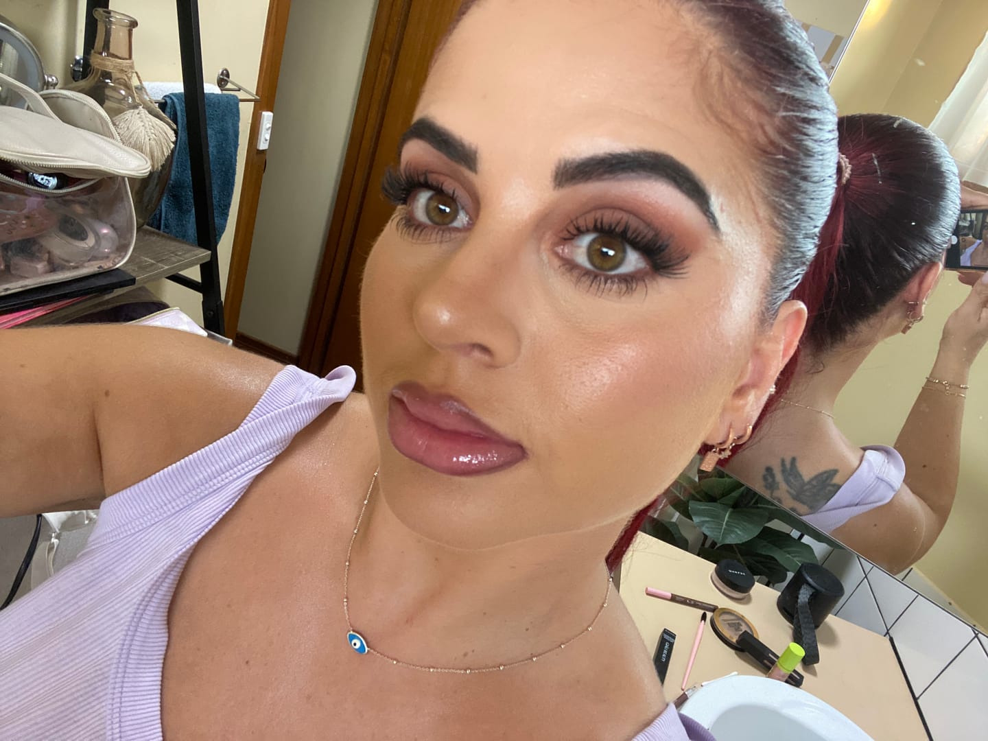 Customer photo review of Lash Growth Serum Infused Tubing Mascara – Giali Beauty