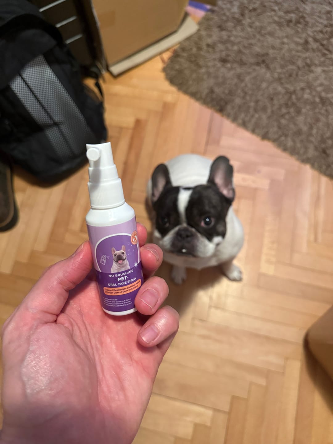 Customer photo review of Sprej za Čišćenje Zuba kod Ljubimaca