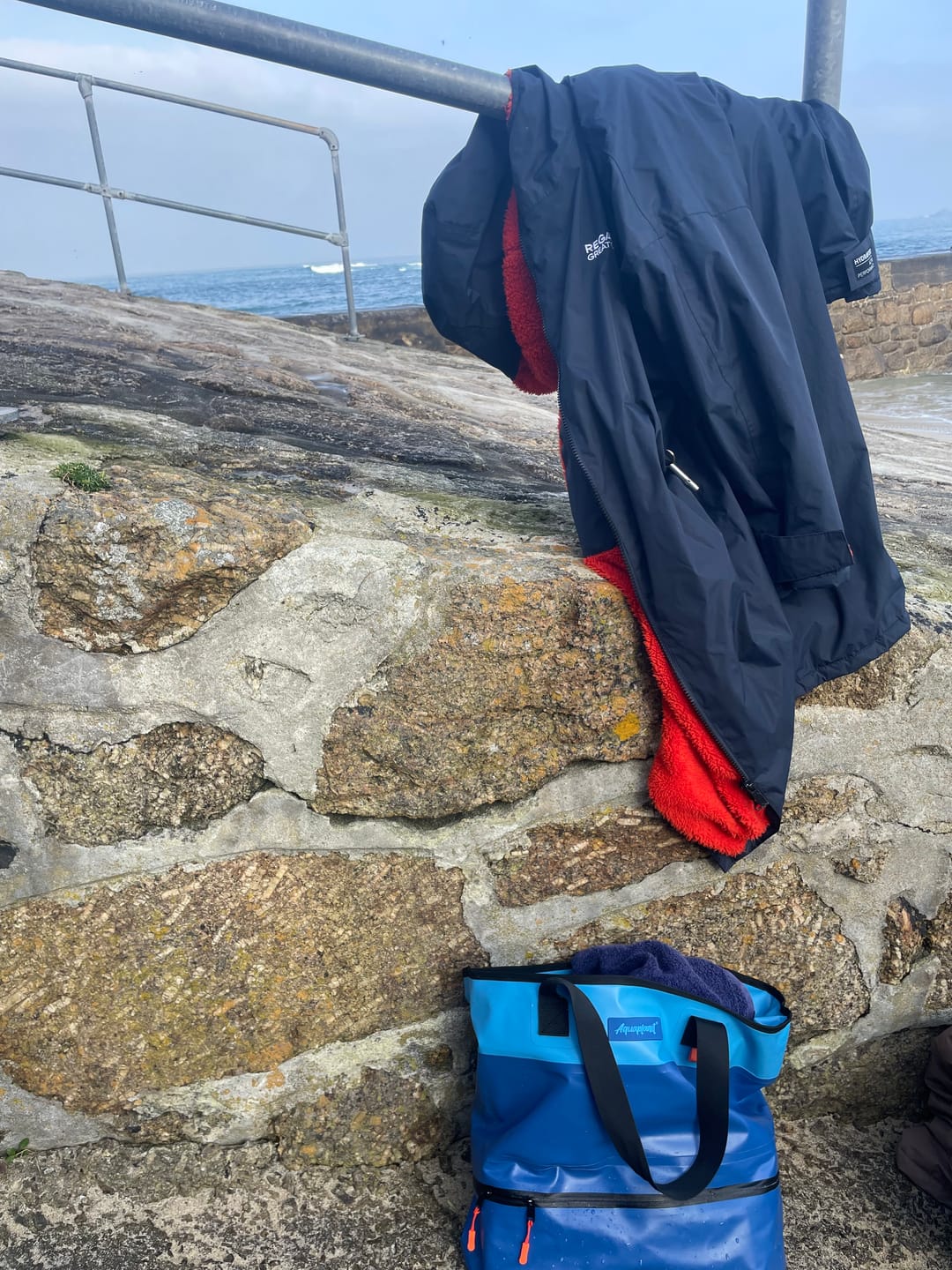 Customer photo review of Aquaplanet Waterproof Tote Bag 20L - Blue Bay