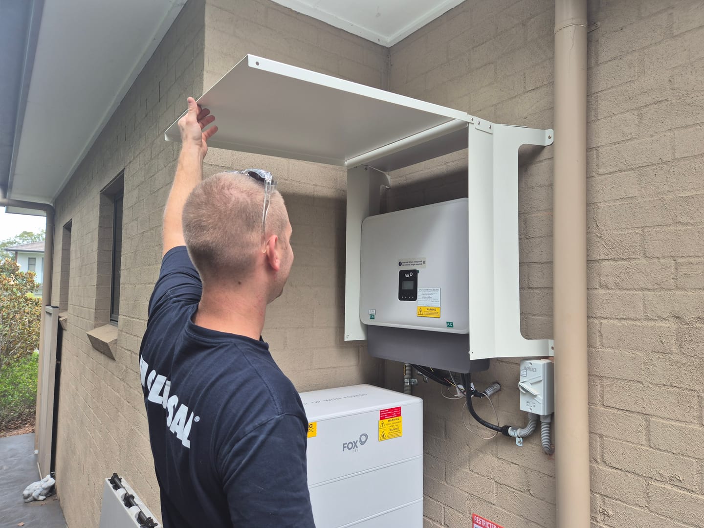 Customer photo review of Large Solar Inverter Cover