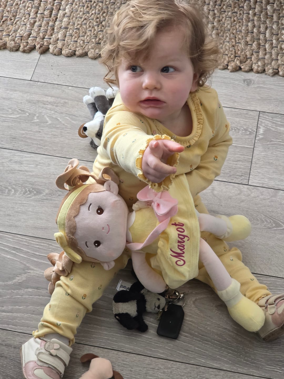 Customer photo review of Personalized Sunny Girl & Her Pet