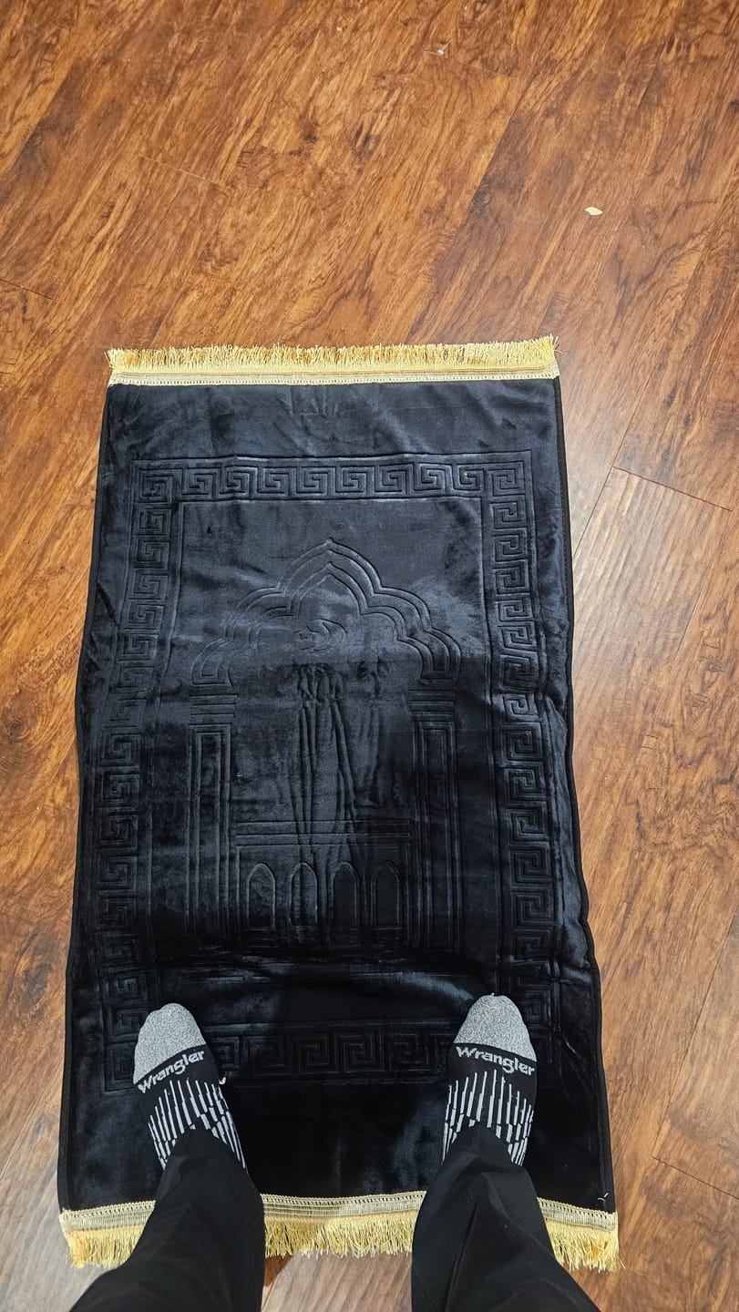 Customer photo review of Medical Prayer Mat With Memory Foam Pillow