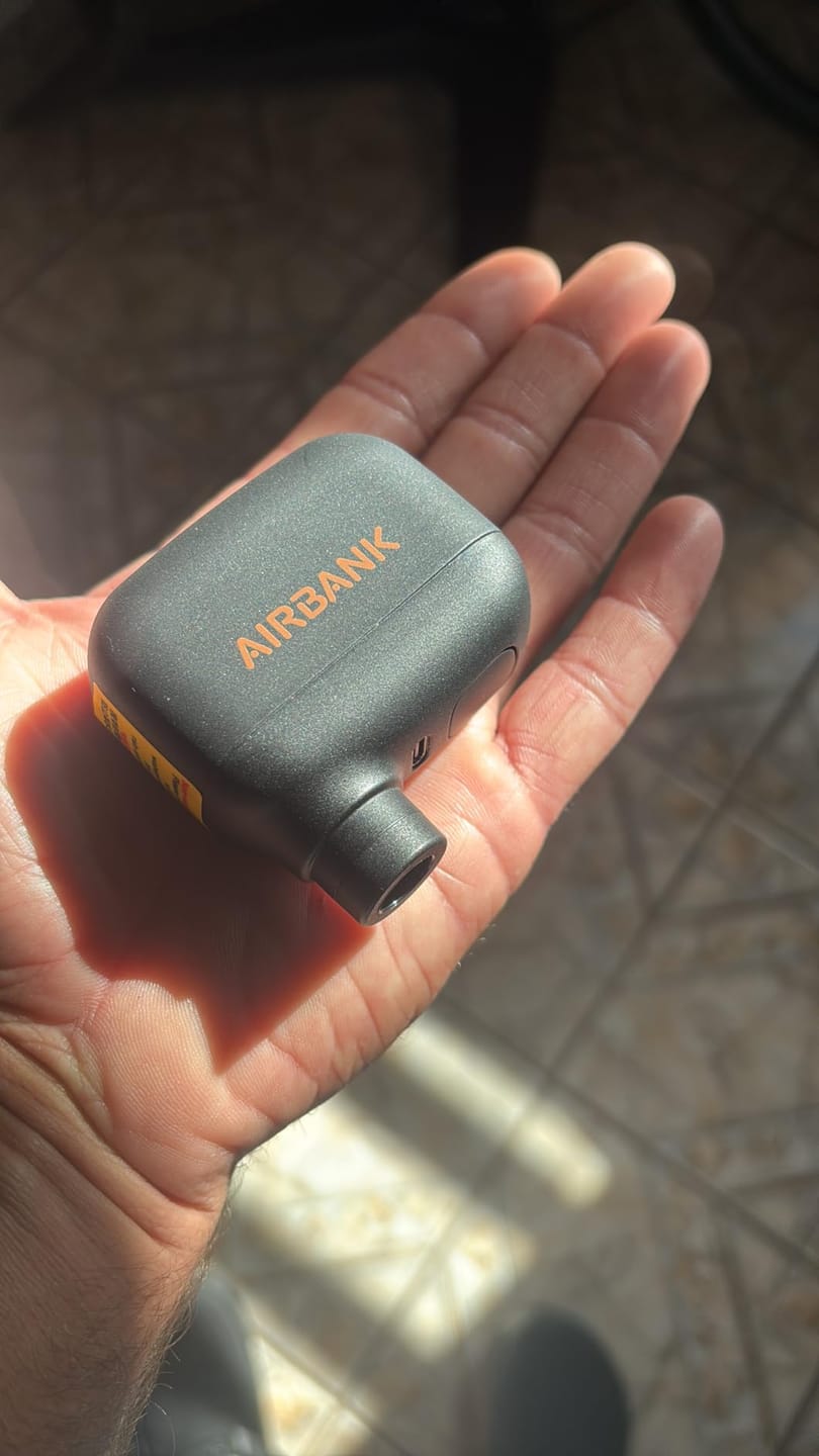 Customer photo review of Mini Tragbare Wiederaufladbare Fahrradpumpe – 6,9 bar