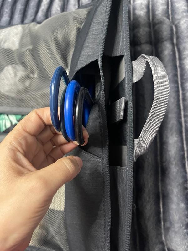 Customer photo review of Drop-in Garment Carrier