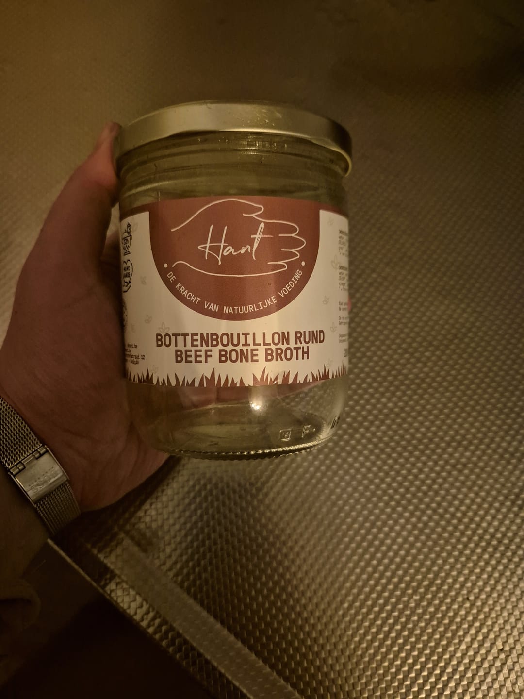 Customer photo review of Bottenbouillon - Rund - Bone Broth - Halal - Collageen - 400mL