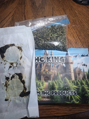 Customer photo review of Purple Nebula Indoor THCA Trim