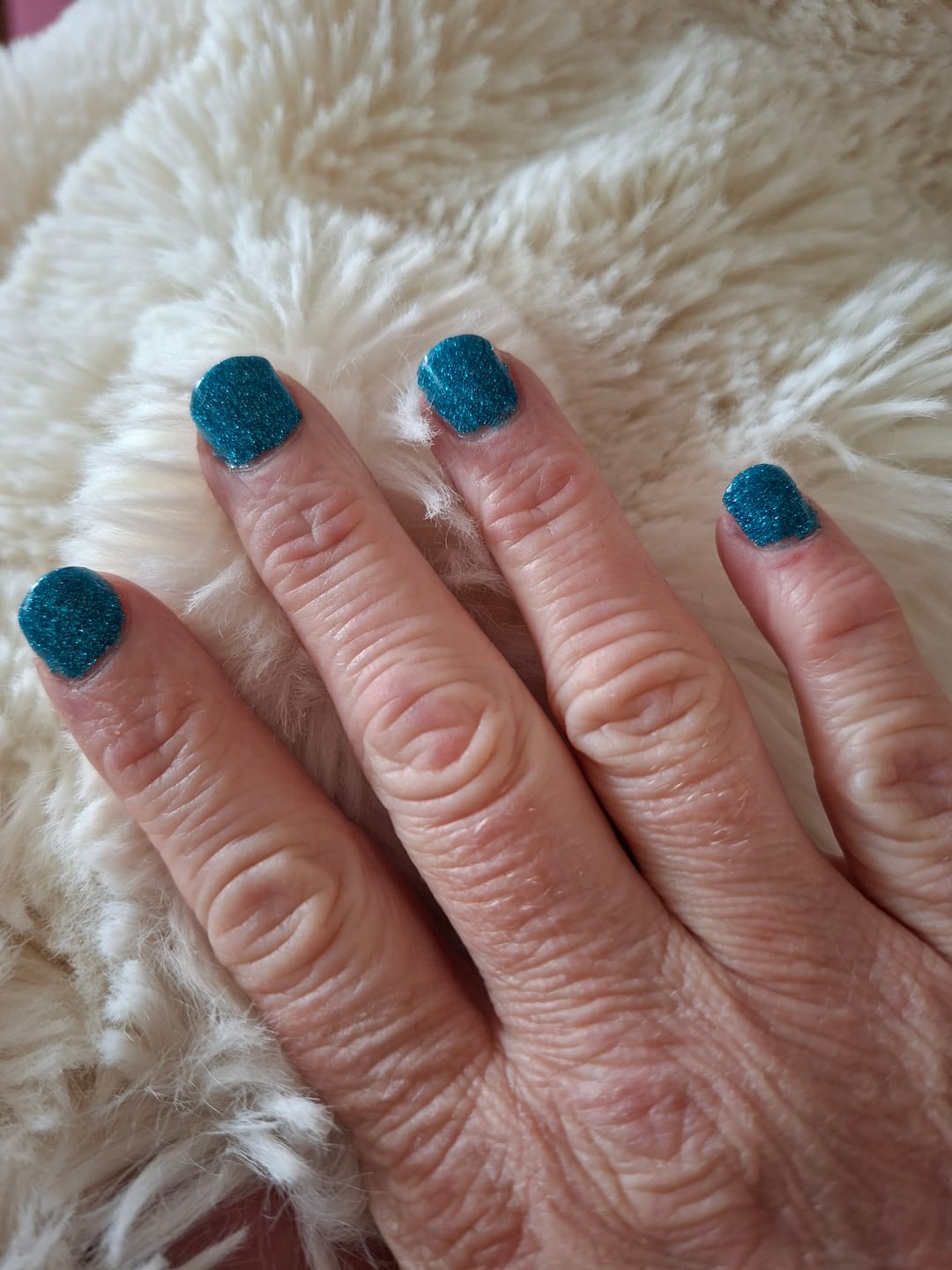 Customer photo review of Diamond Night Dipping Powder