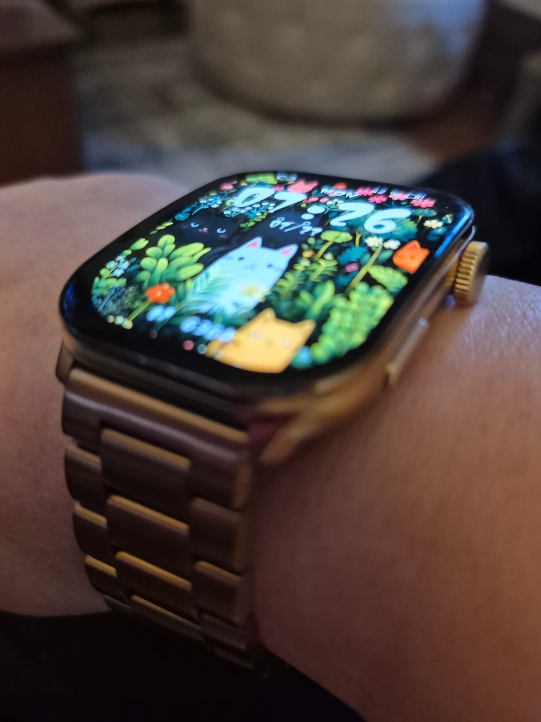 Customer photo review of Rose gold Steel Loop