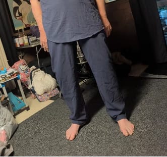 Customer photo review of Men's Linen Cotton Soft Breathable Set