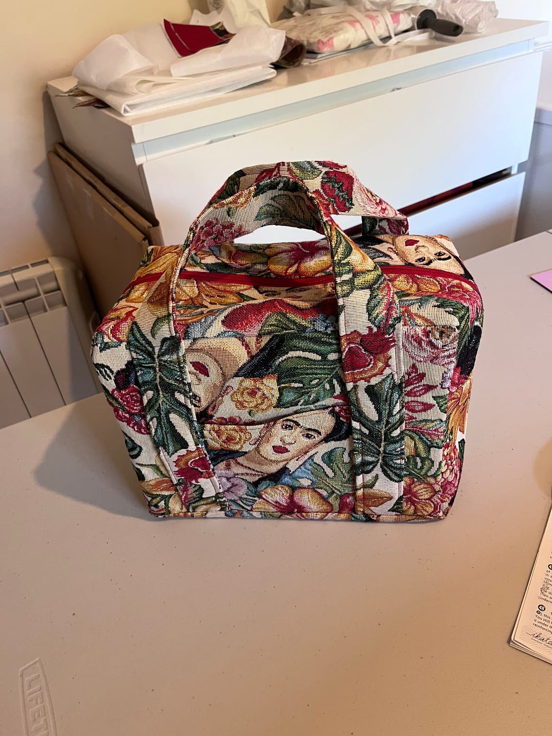 Customer photo review of Floral Frida Tapestry Fabric