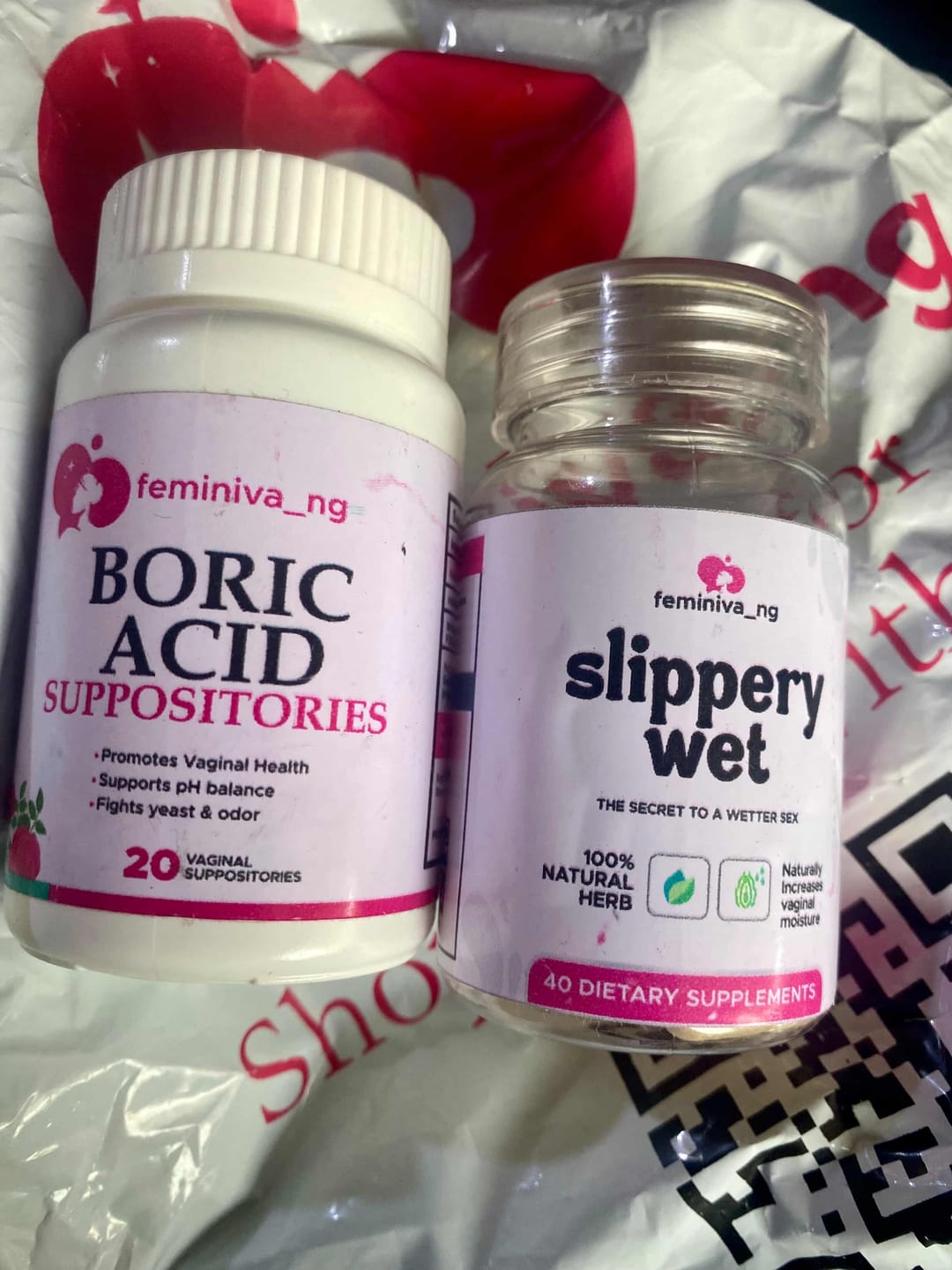 Customer photo review of SLIPPERY WET