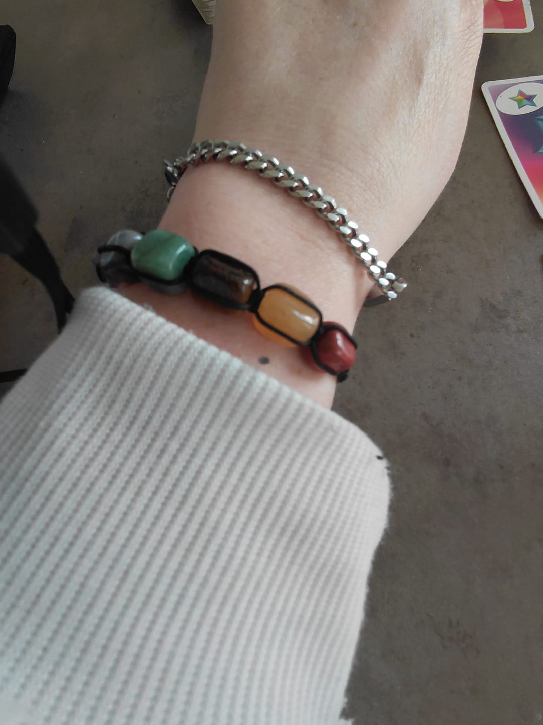 Customer photo review of Bracelet Mystère OFFERT
