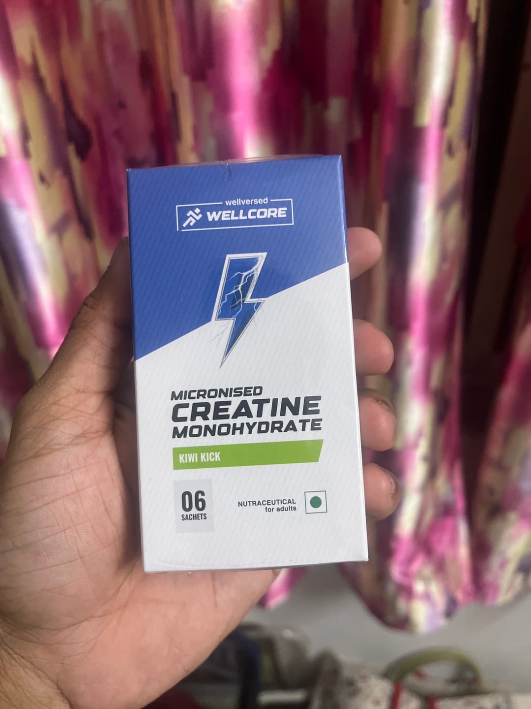Customer photo review of Wellcore - Pure Micronised Creatine Monohydrate | Kiwi Kick (6 Sachets)