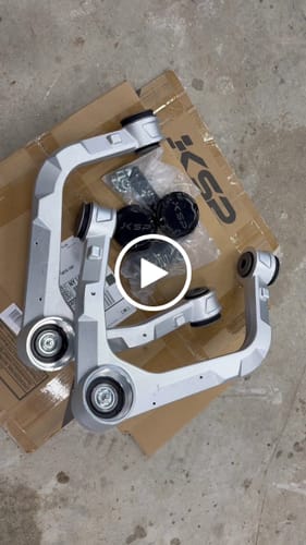 Customer video review of Forged Aluminum Upper Control Arms for 2-4" Lift 2019-2026 Chevy Silverado 1500 GMC Sierra 1500
