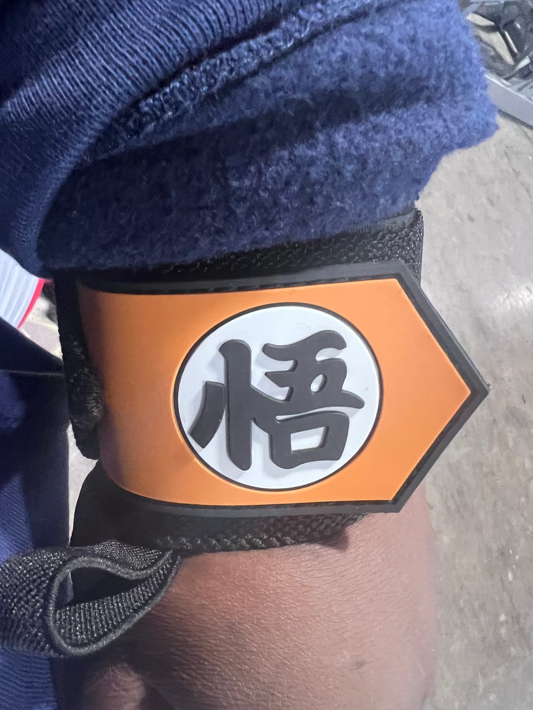 Customer photo review of Prince Warrior Wrist Wraps