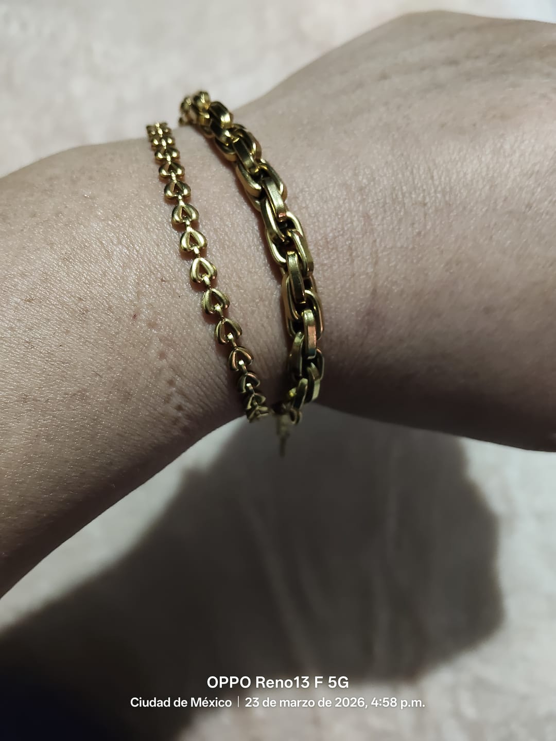 Customer photo review of Pulsera Columba