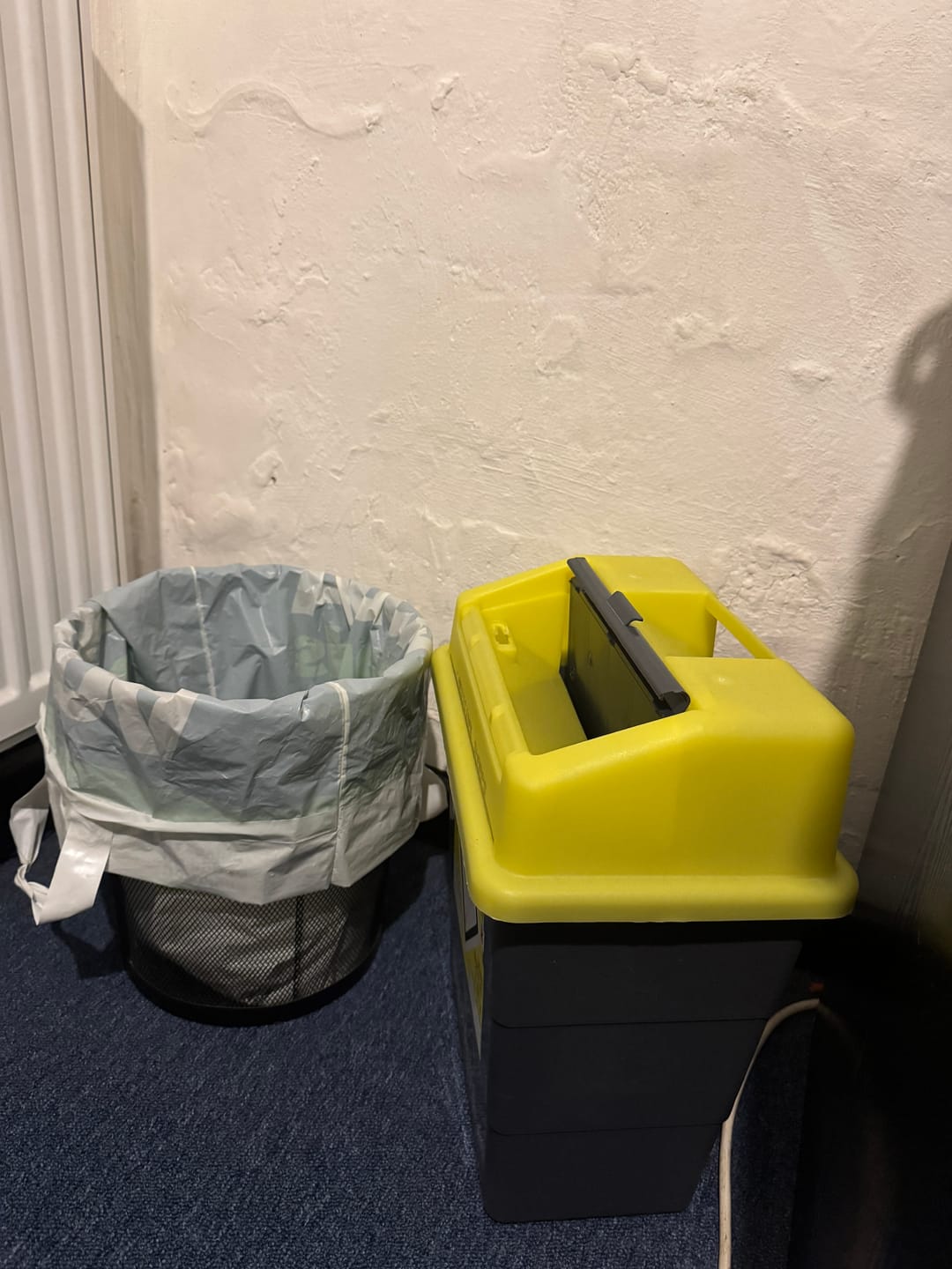 Customer photo review of Sharpsafe® Grey Sharps Bin - Yellow Lid