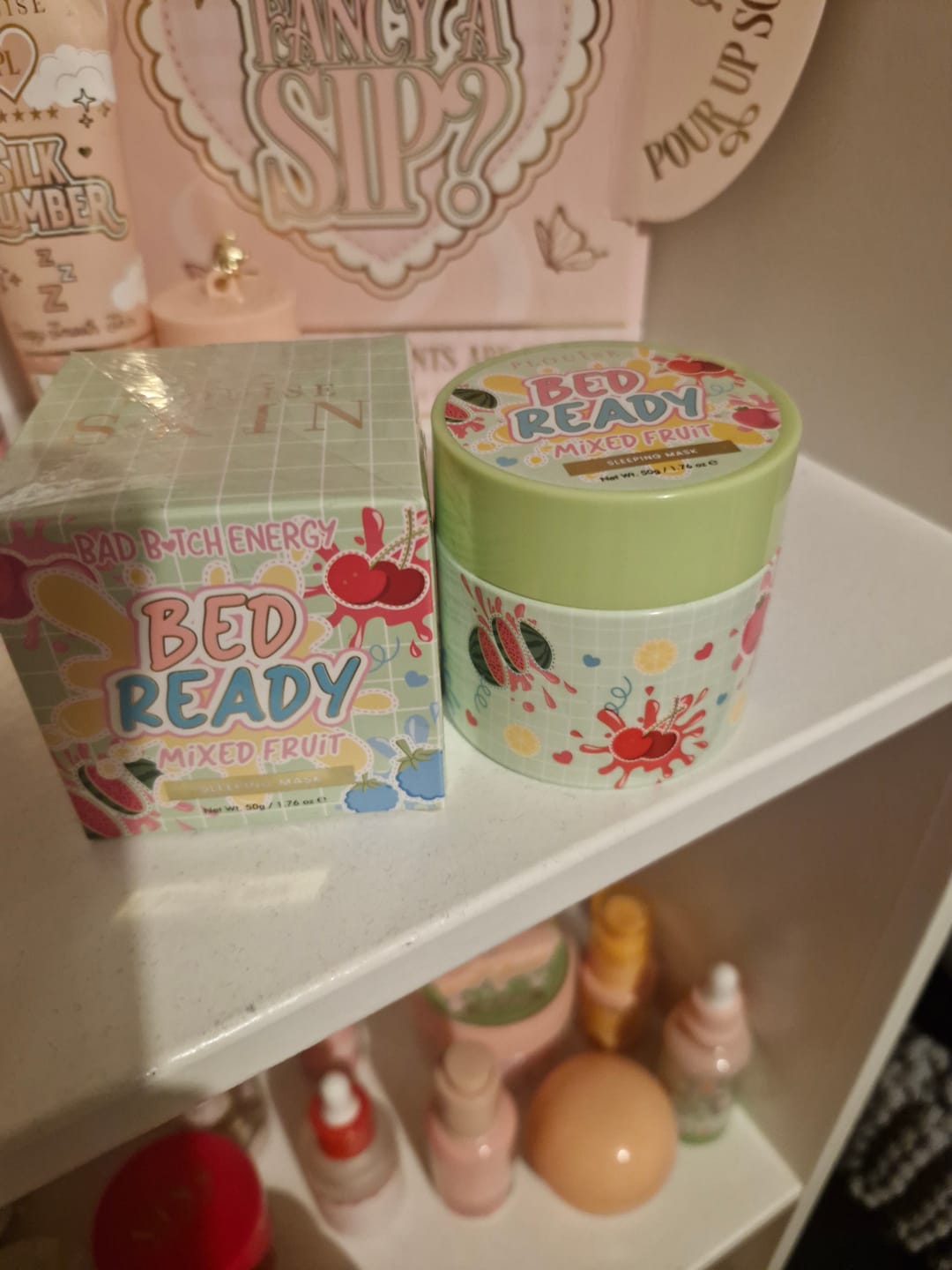 Customer photo review of P.Louise Bed Ready Overnight Sleeping Mask