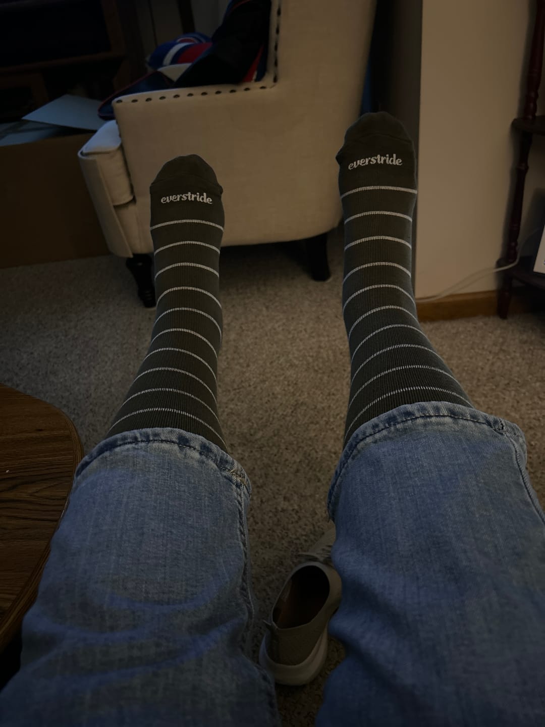 Customer photo review of Everstride™ Bamboo Compression Socks