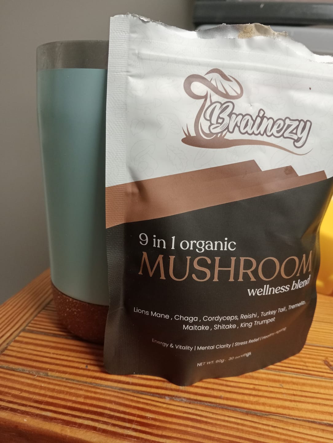 Customer photo review of Daily Wellness Mushroom Secret- 60g (30 Servings)