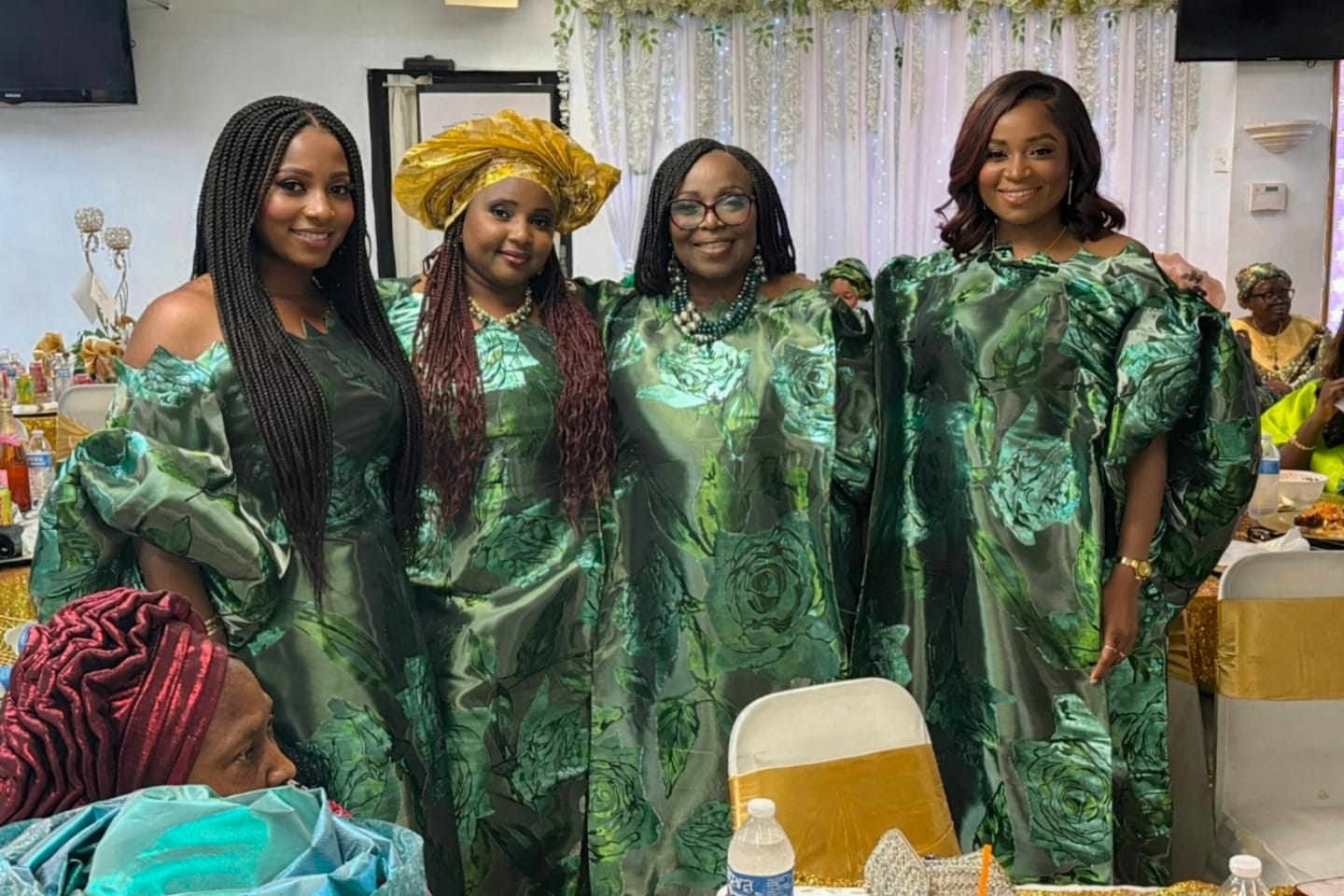 Customer photo review of Vicky Metallic Boubou