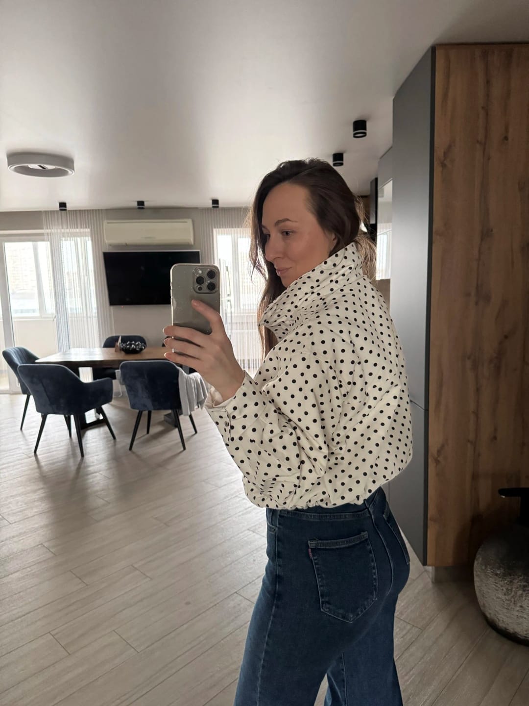 Customer photo review of Hera Polka Dot Jacket