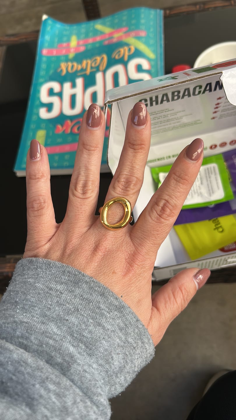 Customer photo review of Anillo Rust Mini