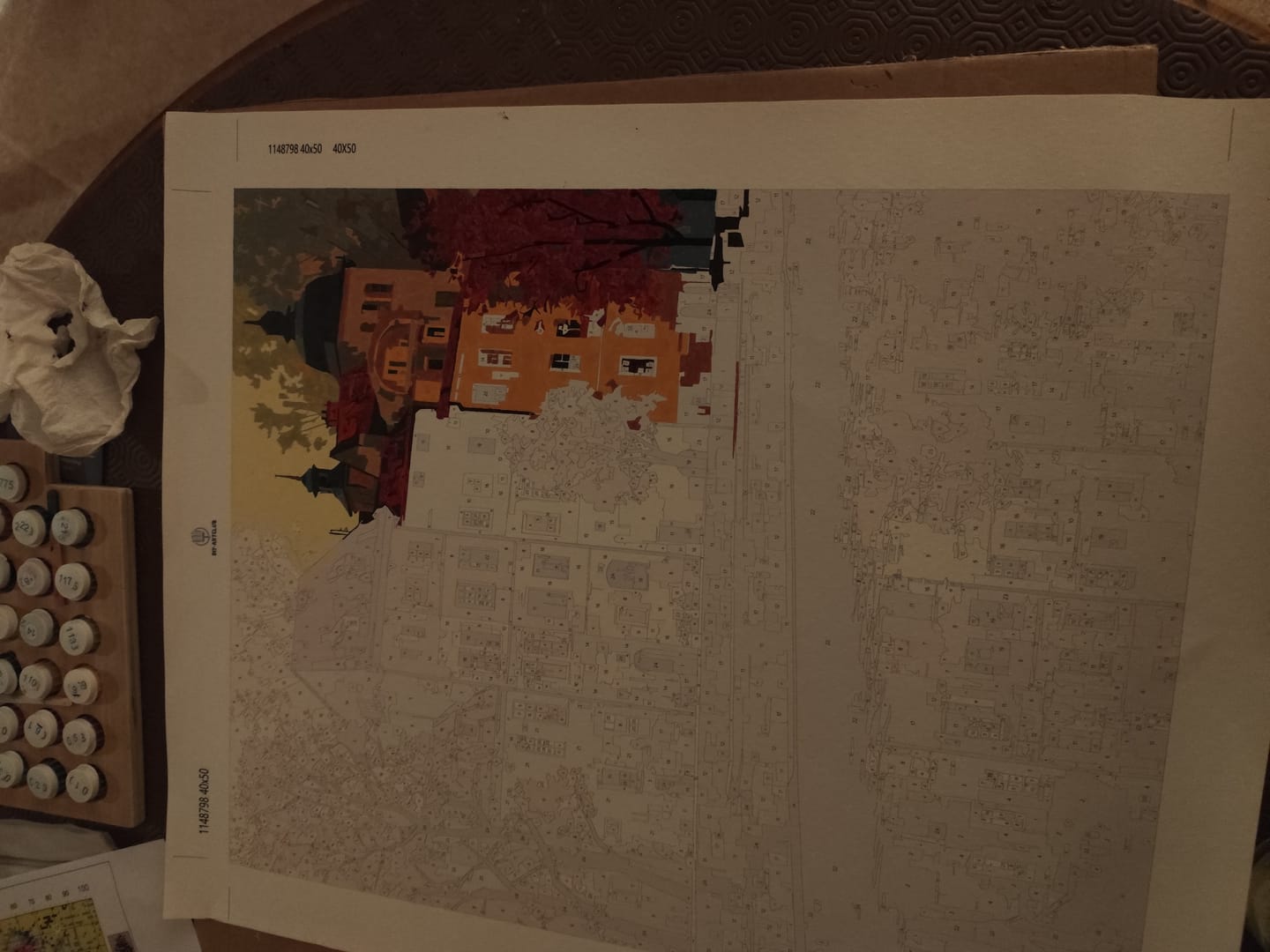 Customer photo review of Prague | Paint by Number