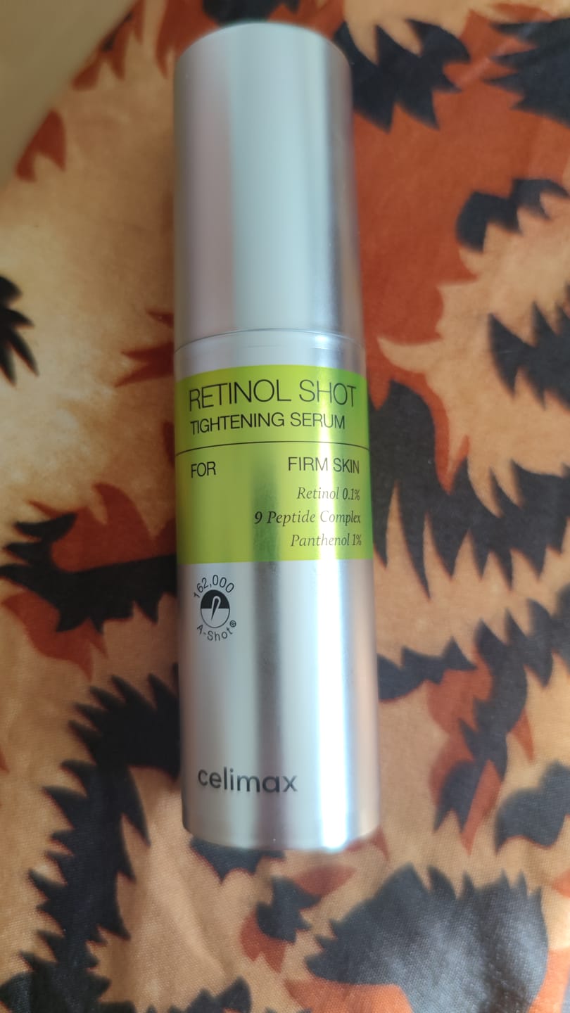 Customer photo review of Liftinga efektu piešķirošs serums ar retinolu un mikroadatām Celimax The Vita−A Retinol Shot Tightening Serum