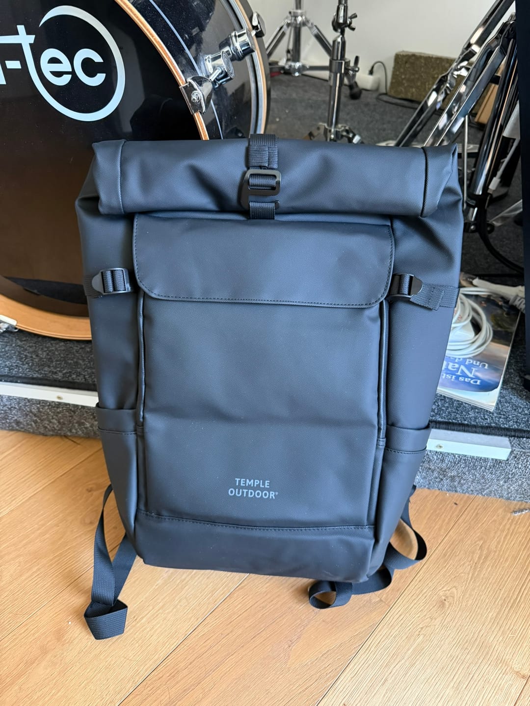 Customer photo review of Roll Top Backpack Pro - Black