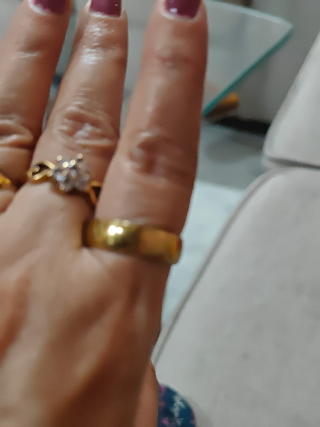 Customer photo review of Lustre Band Classic Ring