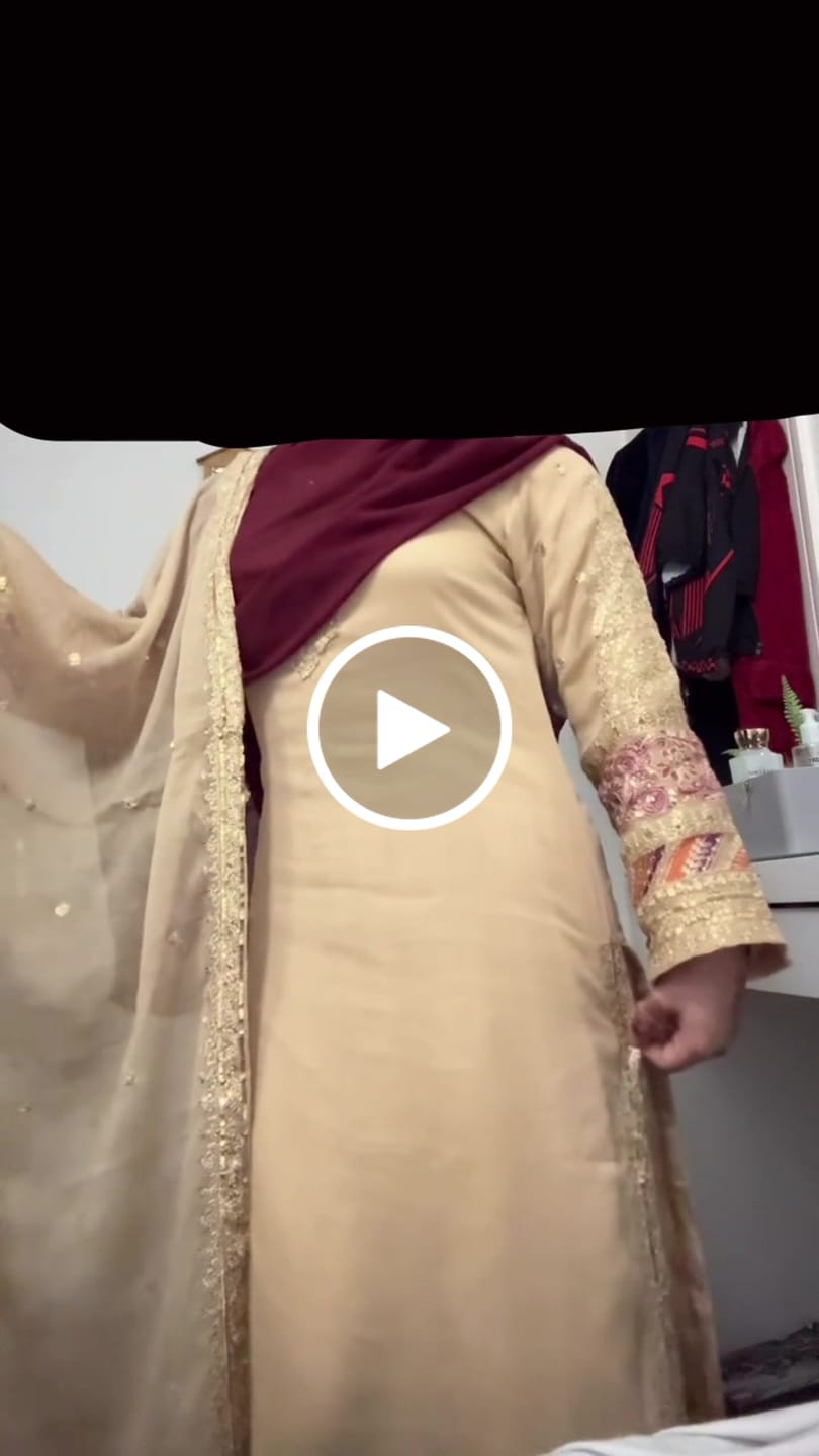 Customer video review of Eid outfit - Chiffon Outfit with Chiffon Dupatta and Plazzo - Ready to Wear MC299