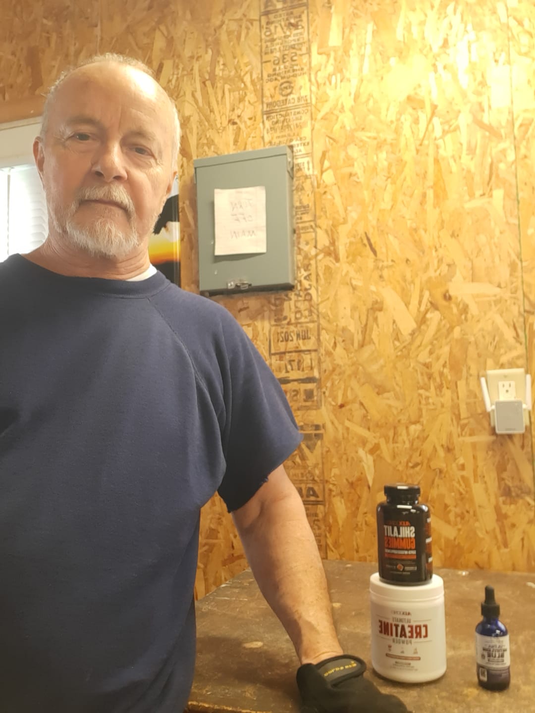 Customer photo review of Ultimate Creatine Powder by Alex Jones (300 Grams) (60 Servings)