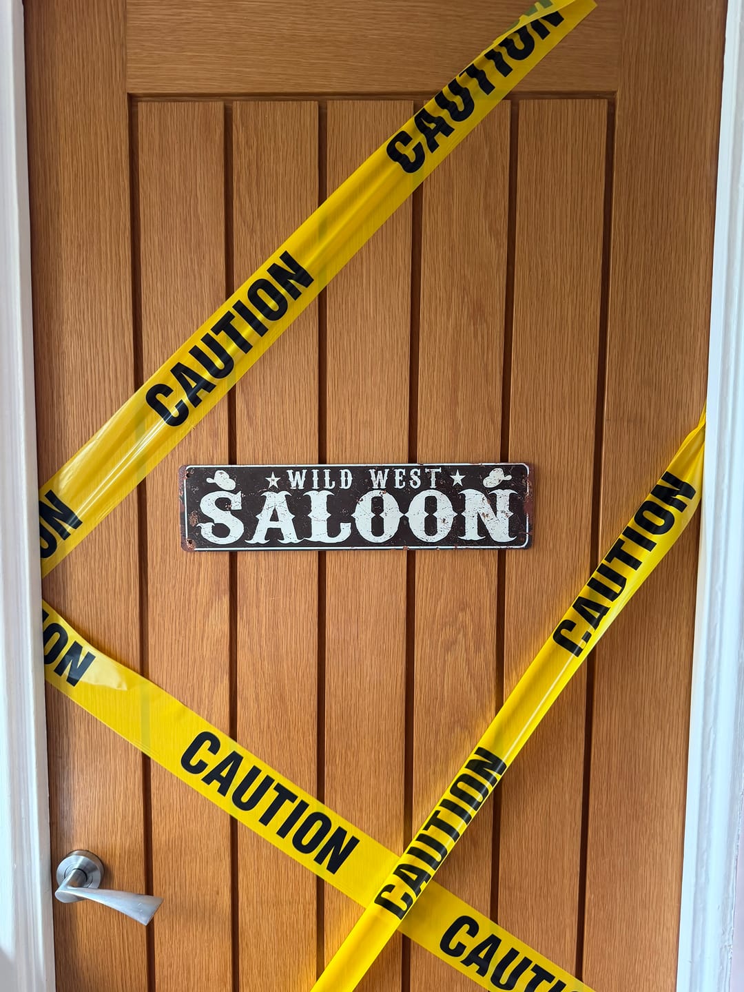 Customer photo review of Wild West Cowboy Murder Mystery Host Your Own Game Kit