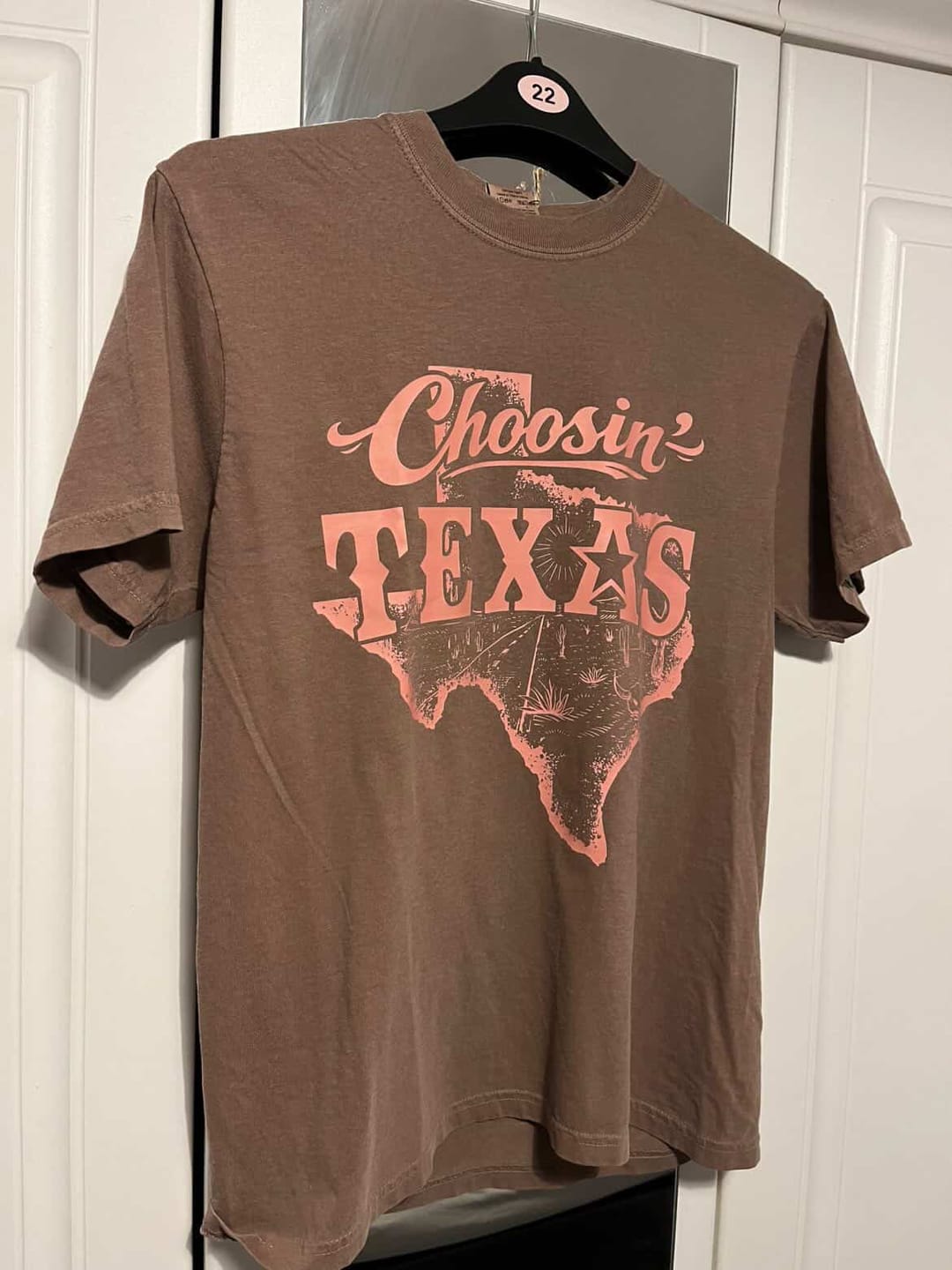 Customer photo review of 'Choosin Texas' Faded T-Shirt