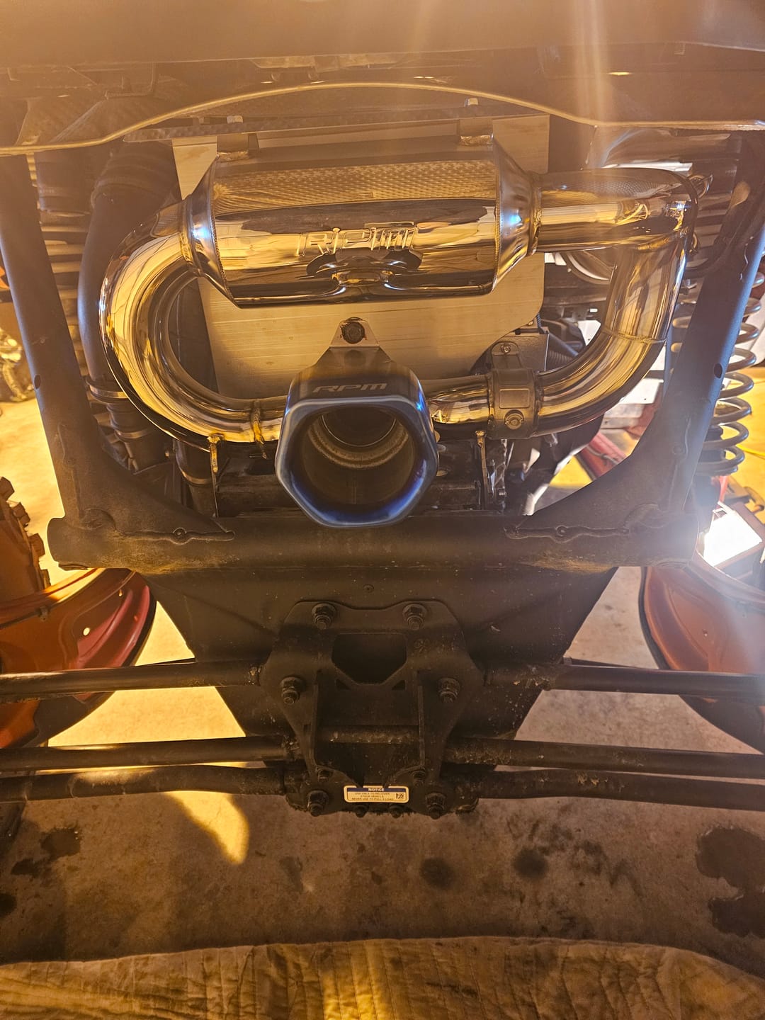 Customer photo review of RPM X3 E-Valve Slip On Exhaust Sport Muffler Can-Am Maverick X3 Turbo R & RR 2017-2026