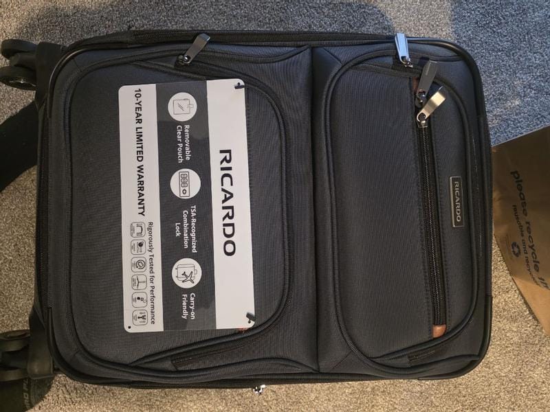 Customer photo review of Montecito 3.0 Softside Carry-On Expandable Spinner