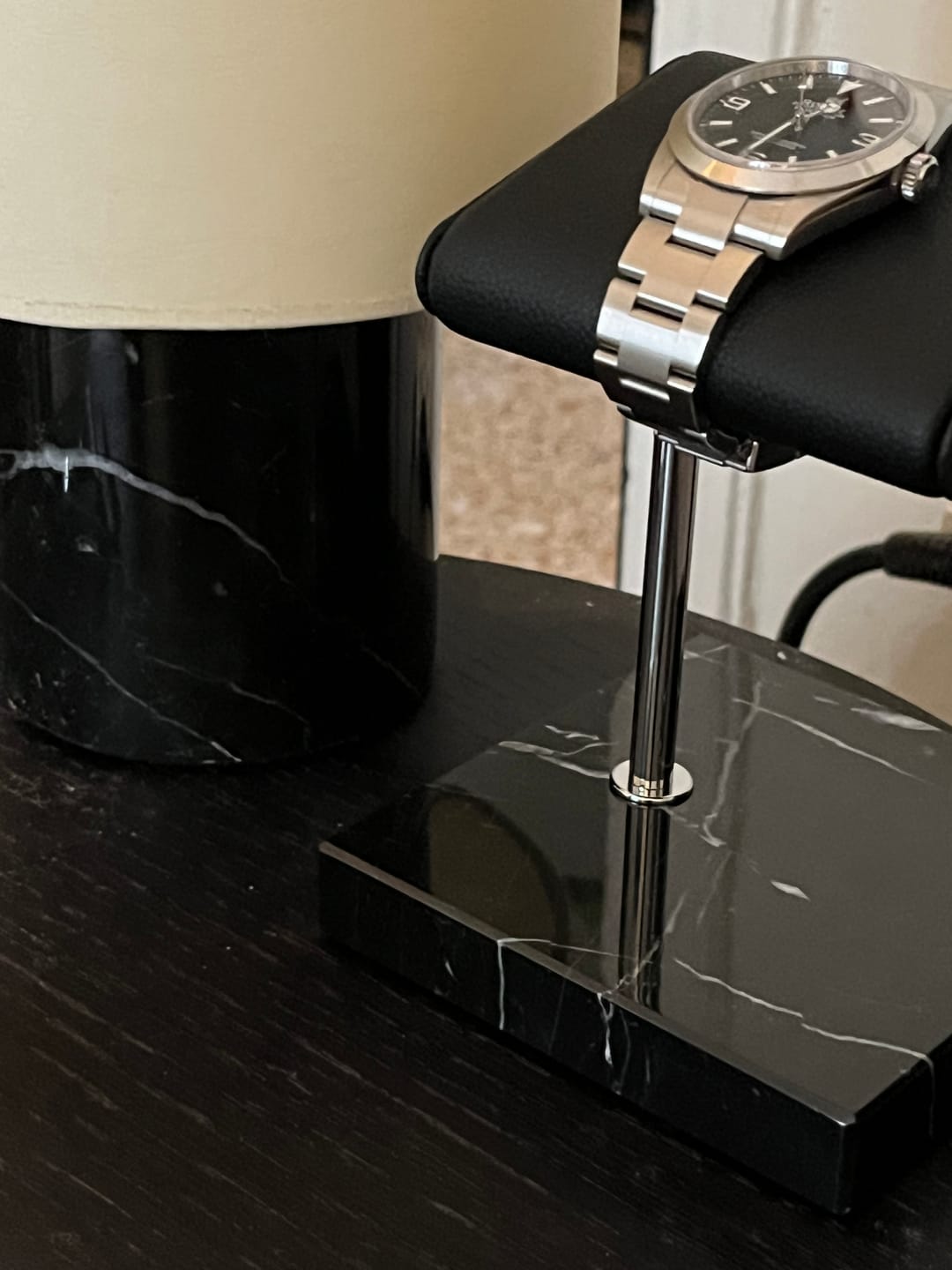 Customer photo review of The Watch Stand - Single - Black & Silver