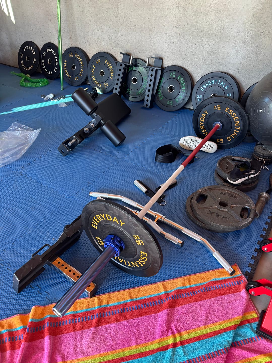 Customer photo review of Lone Star Power Bar - Red/White/Blue Cerakote